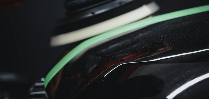 Glossy paintwork after correction